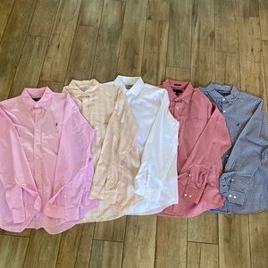 Bundle of Men’s Large Button Down Dress Shirts